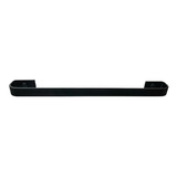 Barral Toallero 46cm Baño Preto Aluminio Negro Mate