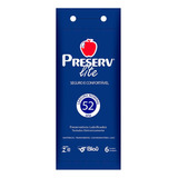 Preservativo Lubrificado Preserv Lite 6un Com 52mm