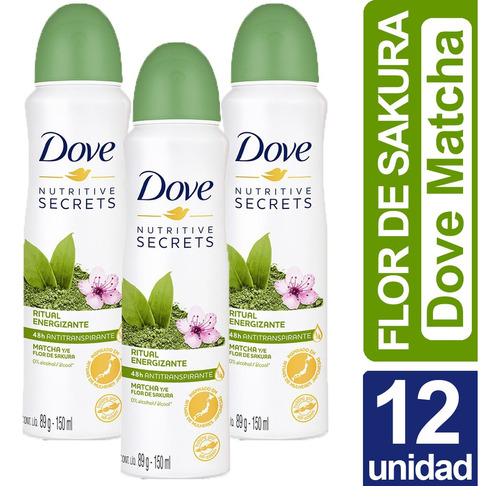 Desodorante Dove Variedades Aromas Pack X12 Envio Gratis..!!