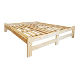 Cama 2 Plazas Pino Macizo 160 X 200  Desarmable - Pinoshow