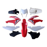 Kit Plasticos Honda Xr 150 2019 Rojo C/calcos