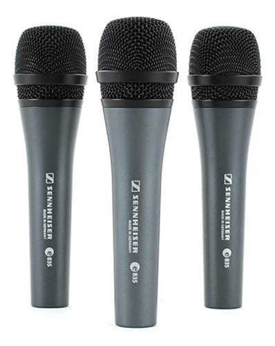 Microfono Sennheiser E835, Paquete De 3