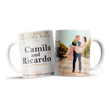 Taza Personalizada Bodas Recuerdo Con Foto Y Nombre P/regalo