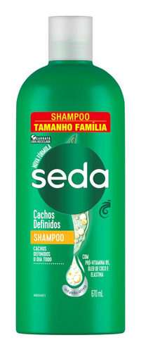 Shampoo Cachos Definidos Tamanho Família 670ml Seda 