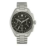 Bulova Reloj Lunar Pilot Caballero, Acero, Men's Standard