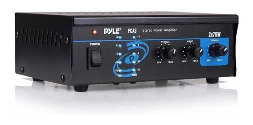 Mini Amplificador Pyle Home Audio Power 2x75w Pca3 Doble Can