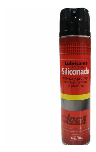 Lubricante En Spray Siliconado Locx Gomas Plasticos - Nolin