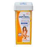 Cera Tradicional Roll-on Depiroll 100g Refil Tampa Fixa