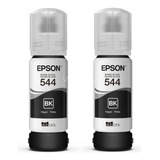 Set 2 Botella Tinta Epson Original Negra T544 L3210 L3250 Et