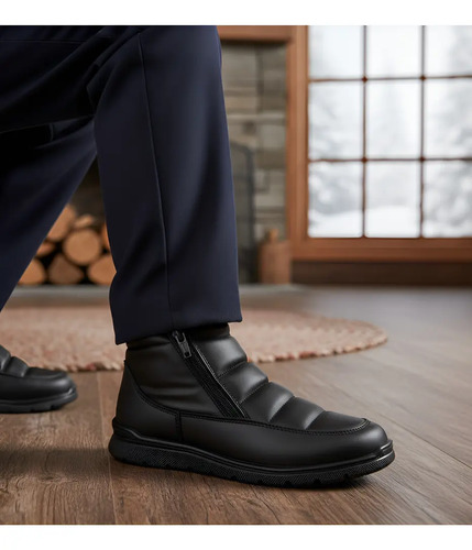 Botines Zapato Escolar Vestir Niño Chabelo C819-a Piel Negro