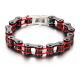 Pulsera Manilla Brazalete Cadena De Moto Acero Biker Nrn