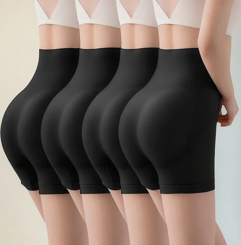 Z1 Paquete De 4 Boxer Tipo Shorts Invisible Para Mujer,