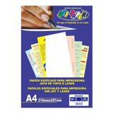 Papel Especial Texturizado Madeira 180g A4 50 Fls Qualidade