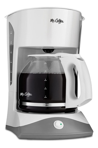 Mr. Coffee 12-cup Manual Cafeter, Blanco Cafetera