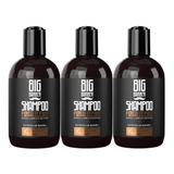 Shampoo Fortalecedor Barba Big Barber 250ml Caixa Com 3 Unid