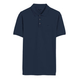 Polo Ellus Piquet E Asa Classic Masculina Marinho 