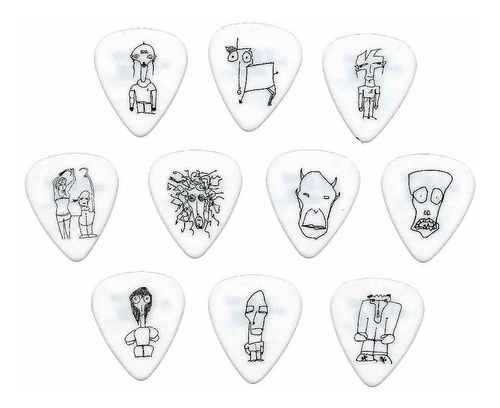 Daddario 1cwh4-10js Pack 10 Púas Plumillas Guitarra Satriani