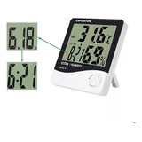 Termohigrómetro Digital Htc-1. Medidor Temperatura Humedad  Higrómetro Termómetro Reloj Alarma