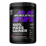 Muscletech 100% Mass Gainer Ganador De Masa 5.15 Lb Chocolate Fudge Brownie