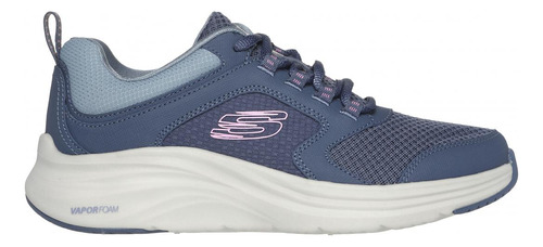 Zapatilla Mujer Vapor Foam Lasting Moment Azul Skechers