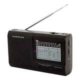 Radio Winco W-2005 Portatil Am Fm Pilas O Cable Analógica 