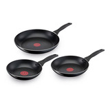 Set Sartenes 20/24/26cm Easy Cook Color Negro