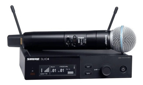 Microfone S/fio Shure Slxd24/b58 G58 Original 2anos Garantia