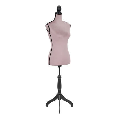 Maniqui Torso Femenino Costura Modelo Sastre Base Ajustable Rosa Palo | Meses sin interés