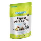 1 Papilla Para Loros Alamazonas 1kg + 1 Jeringa Latex 5ml