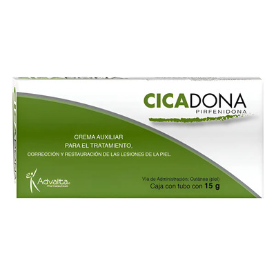 Cicadona Crema Para Tratamiento Cutaneo 15g Pirfenidona  | Meses sin interés