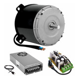 Motor 12v Dc 250w + Controlador Velocidade Pwm + Fonte 12v