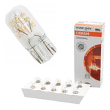 Kit 10 Lámparas T10 W3w Posicion Osram Piojito 3w 24v Camion