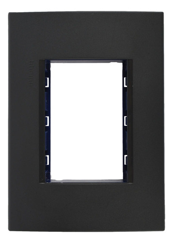 Placa Tapa Rectangular  3 Módulos Blanco Bticino 10 Piezas