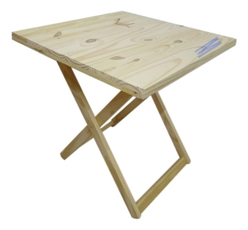 Mesa Plegable De Pino 70 X 70 Cm