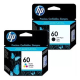 Cartucho Hp 60 Lote 2un - 1 Preto 1color Vencido  