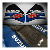 Gráficas Calcos Funda Asiento Gripp Suzuki Dr 350 Dr350 Azul