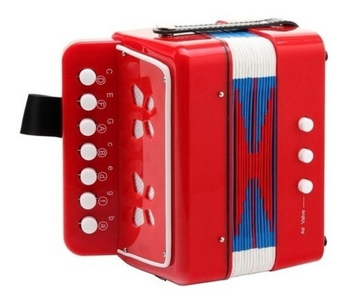 Acordeon Para Niño 7 Botones 2 Bajos. 