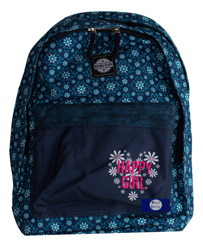 Mochila Escolar Nicks Club Bony Urbana Moda Porta Lap Urbana