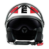 Casco Momo Avio White Quartz Red Usado Tallexs En Tiendamoto