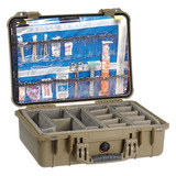 Pelican 1500ems Watertight Ata Hard Case With Ems Organizer