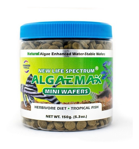New Life Spectrum Algaemax Mini Wafer - Alimento Premium