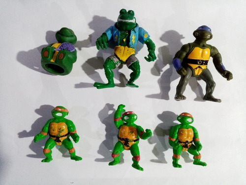 Bootleg Tortugas Ninja Turtles Lote 6 Figuras Variadas