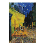 Quadro Van Gogh Terraço Do Café 80x120 Arte Em Tela Canvas