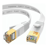 Cable Rojo Plano Ethernet Cat 7 Rj45 Lan Bobina Stp 20 Metro
