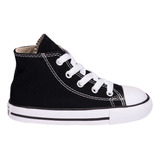 Tenis Converse All Star Chuck Taylor Clásico Negro Unisex Diseño De La Tela Liso Talla 12.5