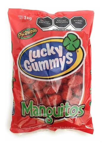 Gomita Lucky Gummys Mango Enchilado Con Chile 1kg