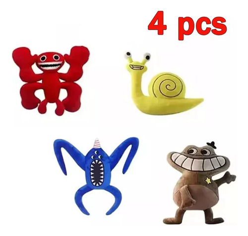 Juego De 4 Peluches Garten Of Banban Garden Game Doll M