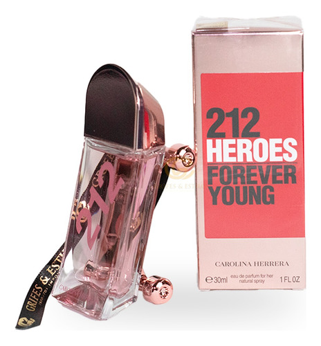 Perfume 212 Heroes For Her Edp 30ml Feminino Original Adipec