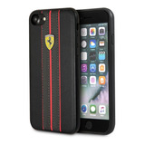 Funda Case Negra Ferrari Compatible iPhone SE Y 6,7,8
