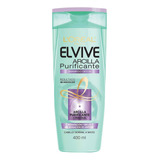 Shampoo Detox Arcilla Elvive L'oréal 400ml